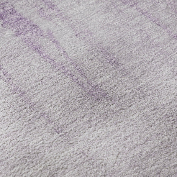 HomeRoots 10' X 14' Modern Lavender & Purple Abstract Washable Area Rug with UV Protection & Stain Resistance 701527