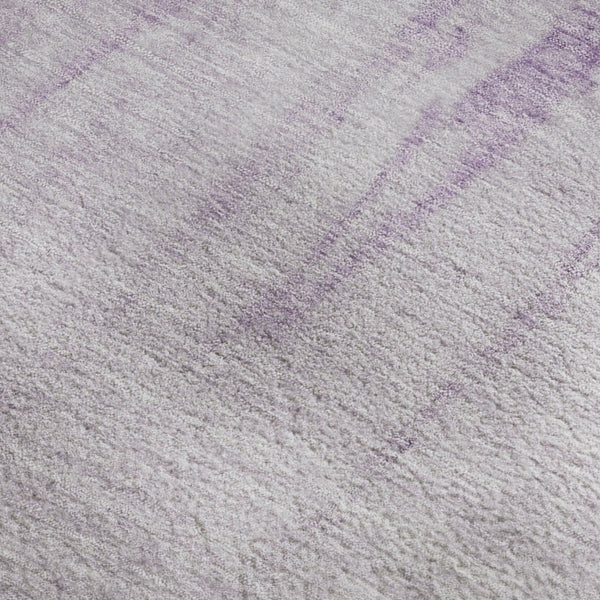 HomeRoots 10' X 14' Modern Lavender & Purple Abstract Washable Area Rug with UV Protection & Stain Resistance 701527