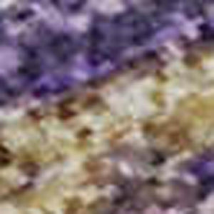 HomeRoots 5' X 8' Stylish Purple, Gold & Ivory Abstract Washable Area Rug with UV Protection & Non-Slip Backing 701553