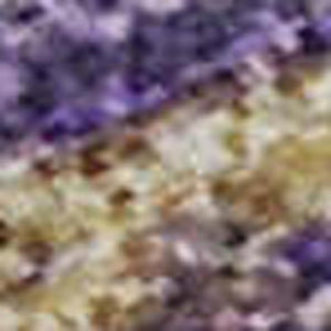 HomeRoots 10' X 14' Abstract Washable Area Rug in Purple, Gold & Ivory - Stain Resistant & UV Protected Design 701557