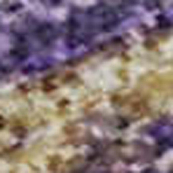 HomeRoots 10' X 14' Abstract Washable Area Rug in Purple, Gold & Ivory - Stain Resistant & UV Protected Design 701557