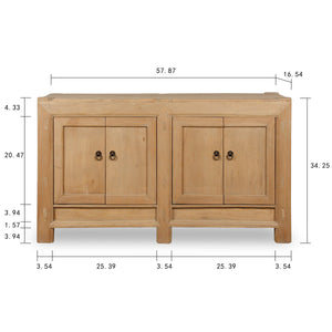 Lilys Antique Pinewood Server (Size And Finish Vary Approx 50"-70" Long) 7016-NA