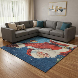 HomeRoots 8' X 10' Vibrant Floral Area Rug - Washable, UV Protected, Stain Resistant for High-Traffic Homes 701633