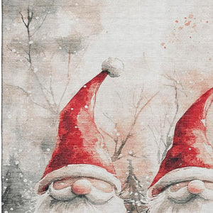 HomeRoots 10' X 14' Elegant Floral Washable Area Rug with UV Protection - Stain-Resistant & Durable Design 701641