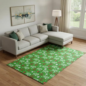 HomeRoots 9' X 12' Colorful Polka Dot Washable Area Rug with UV Protection – Durable, Stain-Resistant & Soft! 701652