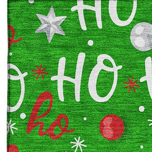 HomeRoots 9' X 12' Colorful Polka Dot Washable Area Rug with UV Protection – Durable, Stain-Resistant & Soft! 701652
