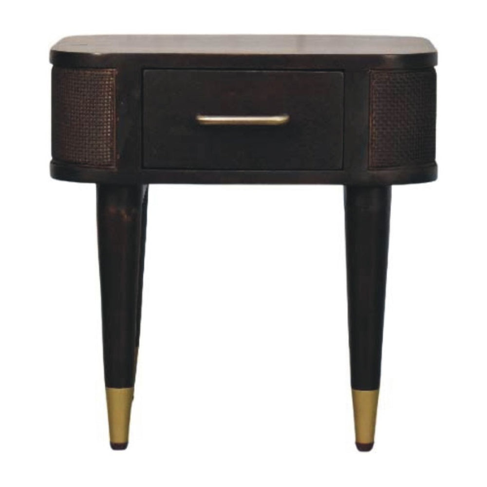 HomeRoots 18" Solid Wood Two Drawer Nightstand - Modern Design, Versatile Storage, Perfect for Any Space 701717