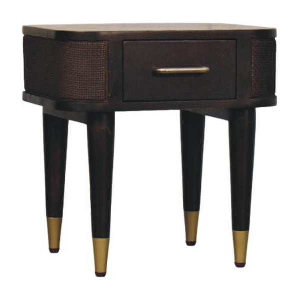 HomeRoots 18" Solid Wood Two Drawer Nightstand - Modern Design, Versatile Storage, Perfect for Any Space 701717