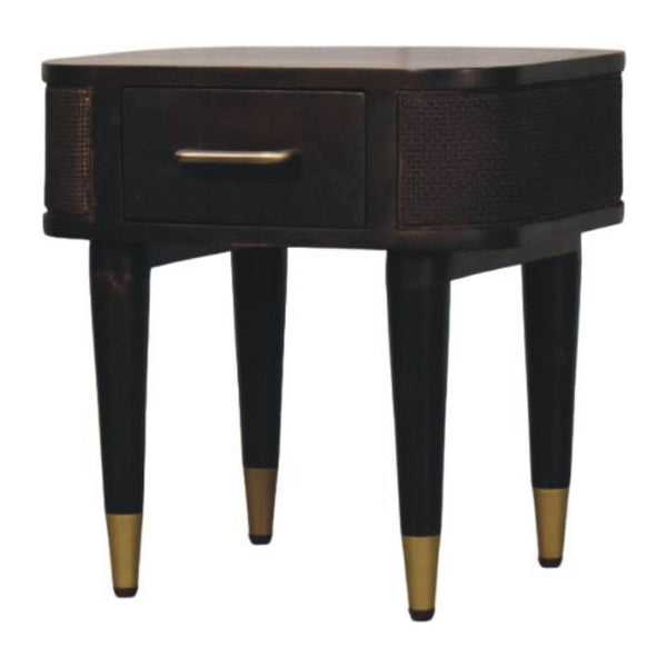 HomeRoots 18" Solid Wood Two Drawer Nightstand - Modern Design, Versatile Storage, Perfect for Any Space 701717