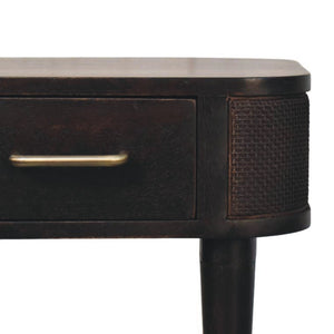 HomeRoots 18" Solid Wood Two Drawer Nightstand - Modern Design, Versatile Storage, Perfect for Any Space 701717