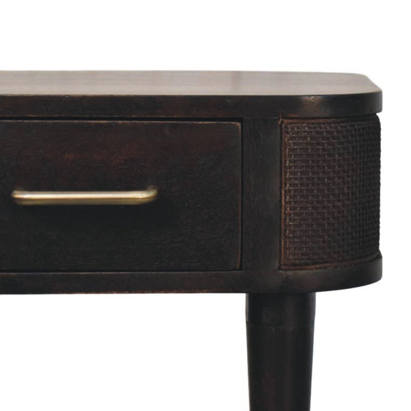 HomeRoots 18" Solid Wood Two Drawer Nightstand - Modern Design, Versatile Storage, Perfect for Any Space 701717