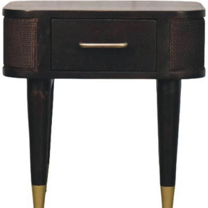 HomeRoots 18" Solid Wood Two Drawer Nightstand - Modern Design, Versatile Storage, Perfect for Any Space 701717