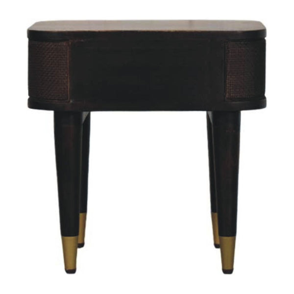 HomeRoots 18" Solid Wood Two Drawer Nightstand - Modern Design, Versatile Storage, Perfect for Any Space 701717