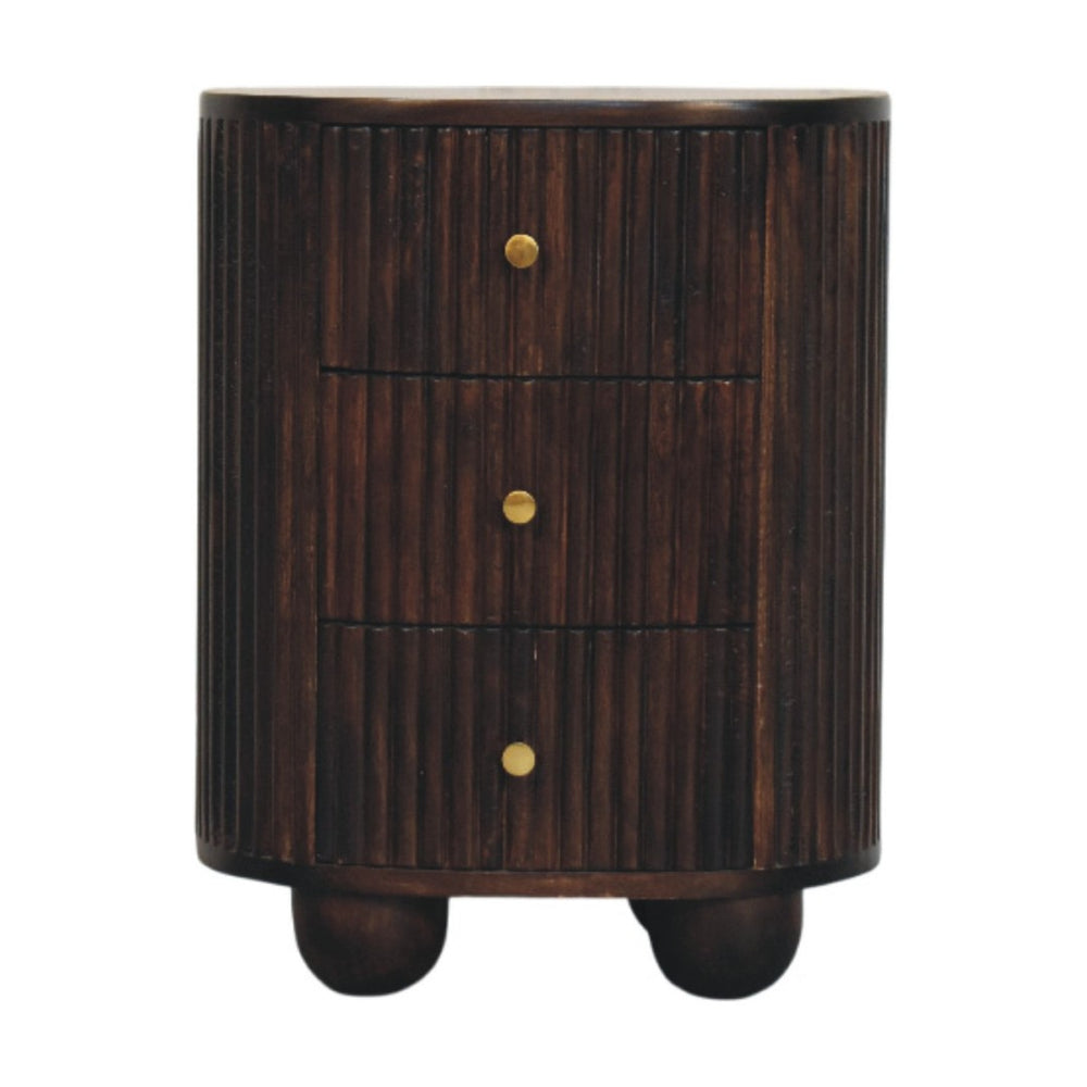 HomeRoots 22" Solid Wood Two Drawer Nightstand – Modern, Durable Accent Table for Bedroom, Living Room & Office 701718