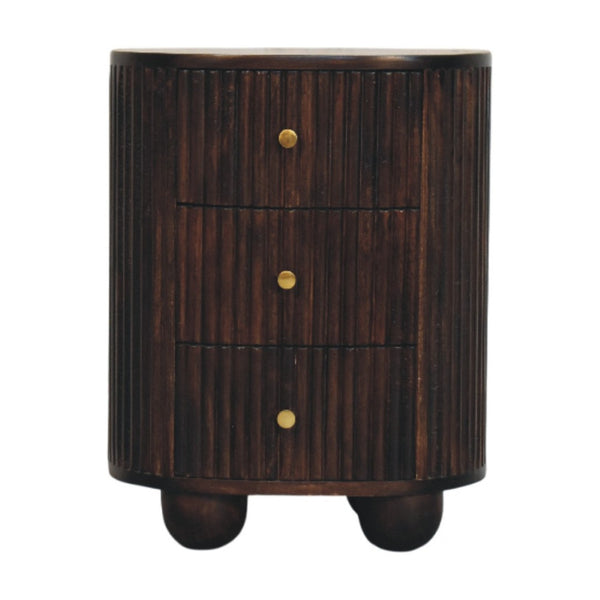 HomeRoots 22" Solid Wood Two Drawer Nightstand – Modern, Durable Accent Table for Bedroom, Living Room & Office 701718