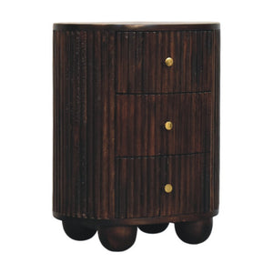 HomeRoots 22" Solid Wood Two Drawer Nightstand – Modern, Durable Accent Table for Bedroom, Living Room & Office 701718