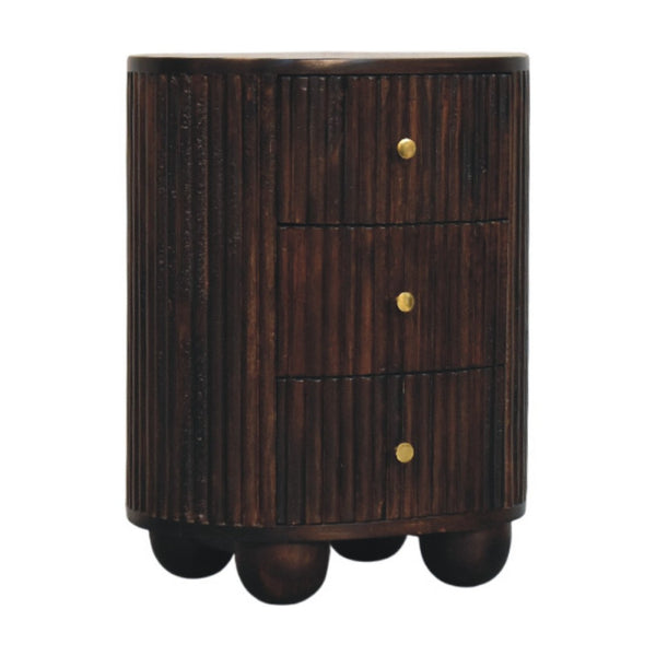 HomeRoots 22" Solid Wood Two Drawer Nightstand – Modern, Durable Accent Table for Bedroom, Living Room & Office 701718