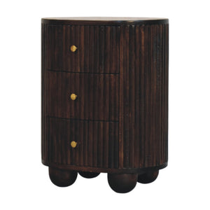 HomeRoots 22" Solid Wood Two Drawer Nightstand – Modern, Durable Accent Table for Bedroom, Living Room & Office 701718