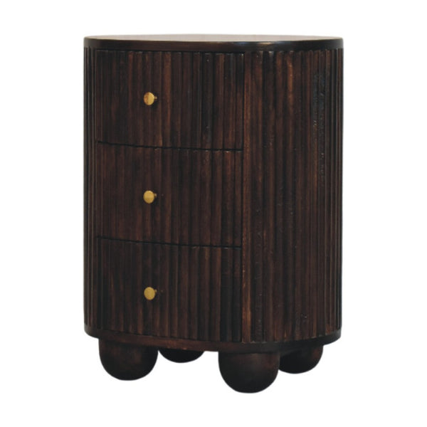 HomeRoots 22" Solid Wood Two Drawer Nightstand – Modern, Durable Accent Table for Bedroom, Living Room & Office 701718