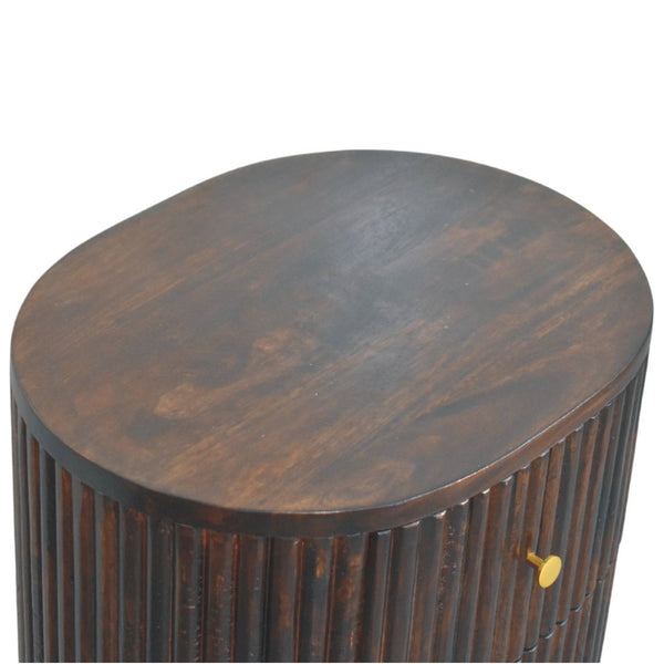 HomeRoots 22" Solid Wood Two Drawer Nightstand – Modern, Durable Accent Table for Bedroom, Living Room & Office 701718