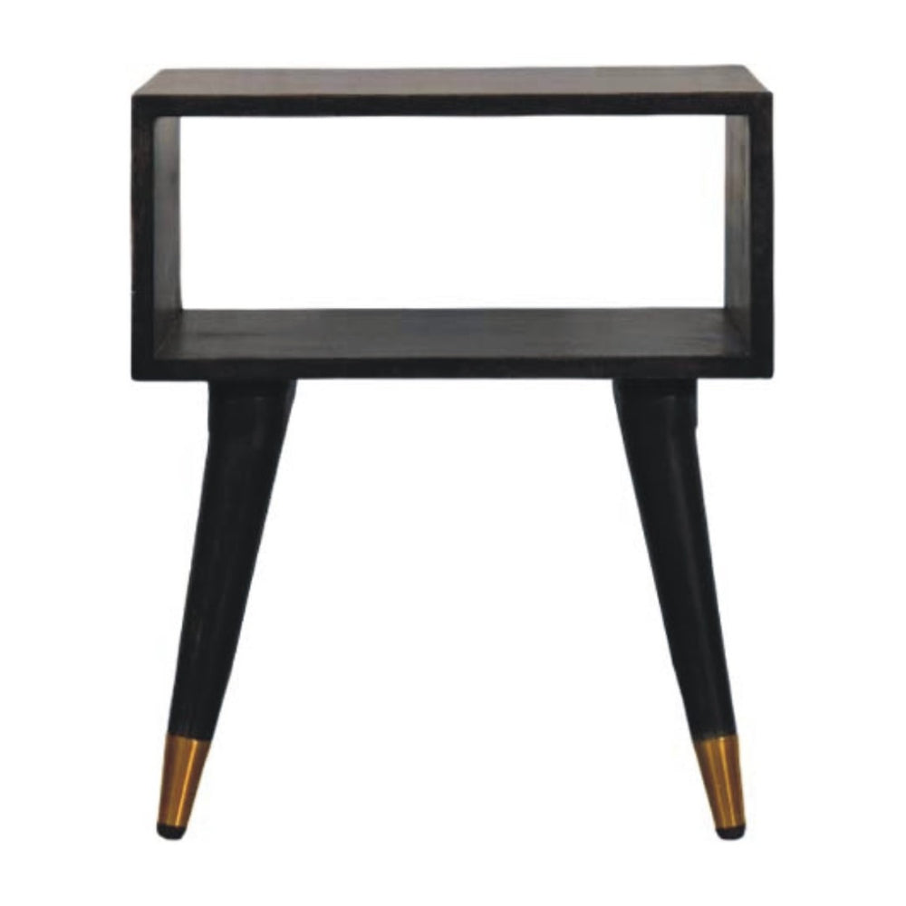 HomeRoots 21" Solid Wood Nightstand with Two Drawers - Stylish, Durable, Modern Design for Bedroom or Living Room 701744