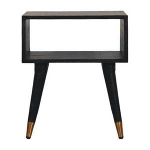 HomeRoots 21" Solid Wood Nightstand with Two Drawers - Stylish, Durable, Modern Design for Bedroom or Living Room 701744