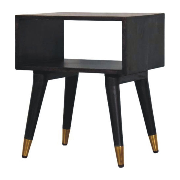HomeRoots 21" Solid Wood Nightstand with Two Drawers - Stylish, Durable, Modern Design for Bedroom or Living Room 701744