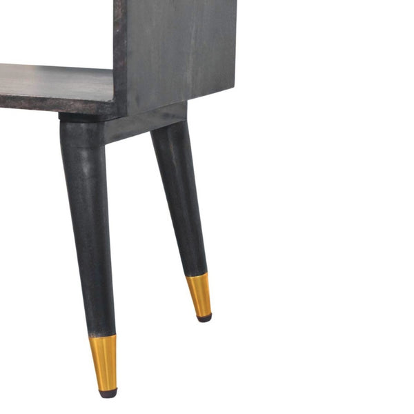 HomeRoots 21" Solid Wood Nightstand with Two Drawers - Stylish, Durable, Modern Design for Bedroom or Living Room 701744