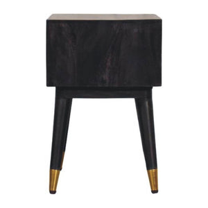 HomeRoots 21" Solid Wood Nightstand with Two Drawers - Stylish, Durable, Modern Design for Bedroom or Living Room 701744