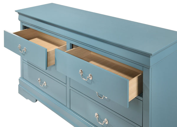English Elm Charming Wooden Storage Chest 48"H x 31"W x 16"D — Classic Traditional Design, Sturdy, Ready-to-Use Teal 18 L x 59 W x 37 H B078107856
