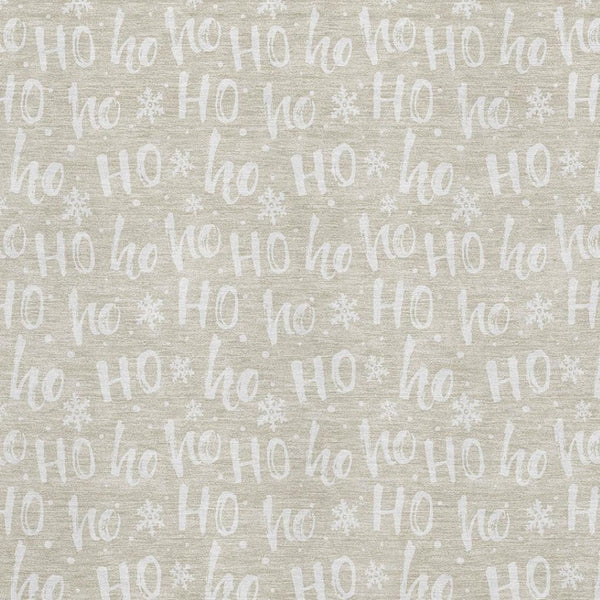 HomeRoots 10' Beige and Ivory Abstract Geometric Area Rug - Washable, UV Protected, Perfect for Families 701786