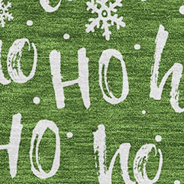 HomeRoots 9' X 12' Modern Green & Ivory Abstract Washable Area Rug with UV Protection for Busy Homes 701797