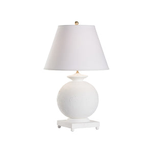 Opus Ceramic Lamp White Biscotto 70181 Chelsea House