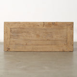 Vintage Console Table with Two Drawers Weathered Natural 39.8x16.9x31.5H