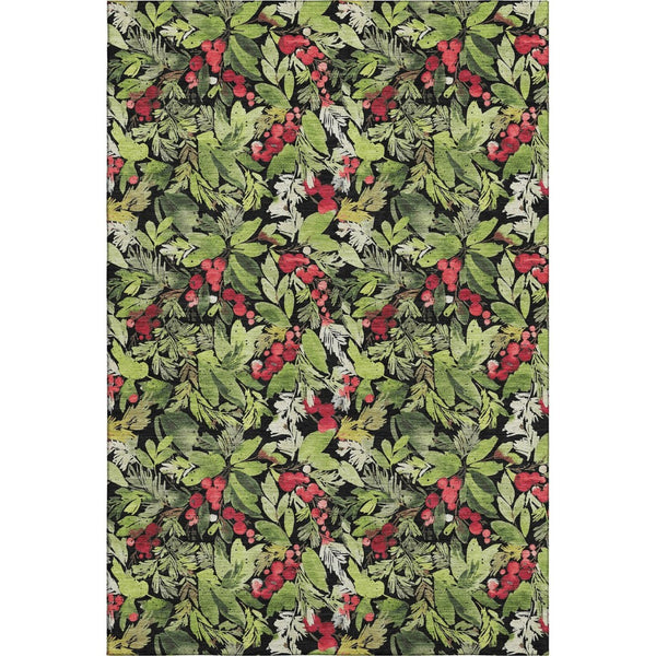 HomeRoots 8' X 10' Vibrant Abstract Geometric Washable Area Rug with UV Protection for High-Traffic Spaces 701868