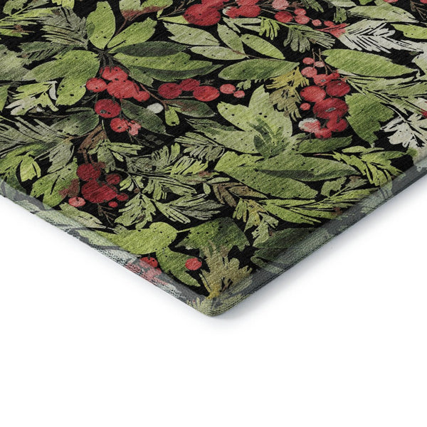 HomeRoots 8' X 10' Vibrant Abstract Geometric Washable Area Rug with UV Protection for High-Traffic Spaces 701868