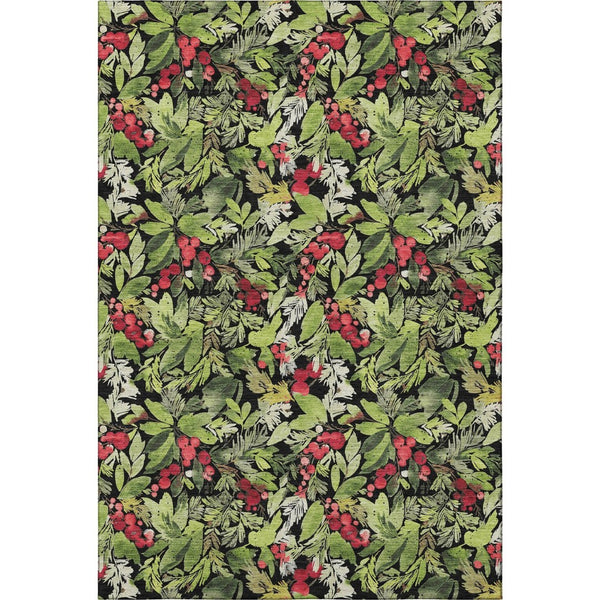 HomeRoots 8' X 10' Vibrant Abstract Geometric Washable Area Rug with UV Protection for High-Traffic Spaces 701868