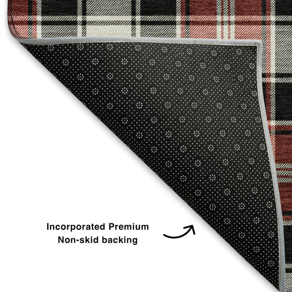 HomeRoots 9' X 12' Bold Abstract Geometric Area Rug – Washable, UV-Protected, Stylish, and Family-Friendly Design 701875
