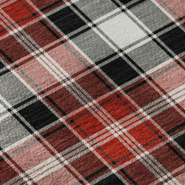 HomeRoots 9' X 12' Bold Abstract Geometric Area Rug – Washable, UV-Protected, Stylish, and Family-Friendly Design 701875