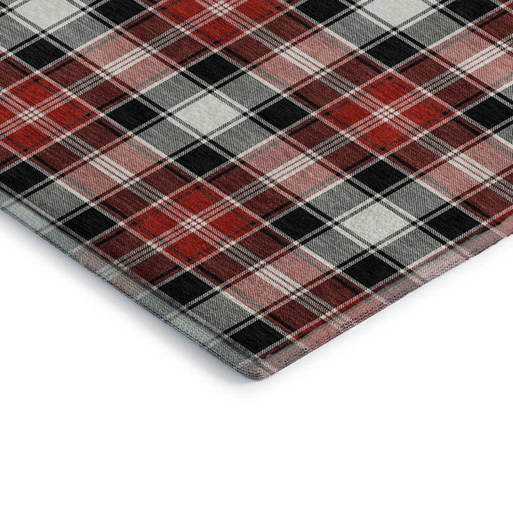 HomeRoots 9' X 12' Bold Abstract Geometric Area Rug – Washable, UV-Protected, Stylish, and Family-Friendly Design 701875