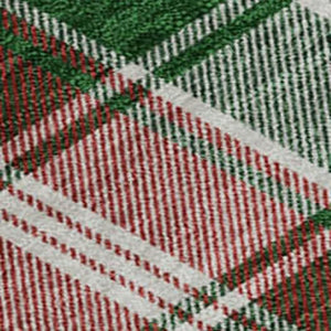HomeRoots 8' X 10' Vibrant Emerald Red & Green Abstract Geometric Washable Area Rug with UV Protection 701880