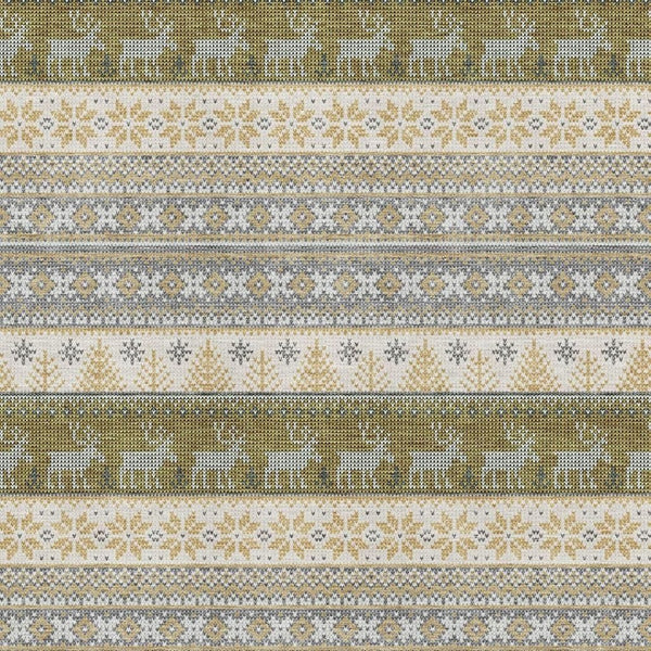 HomeRoots 5' X 8' Gray Ivory Gold Abstract Geometric Washable Area Rug - Durable, Stain-Resistant, UV Protected 701902
