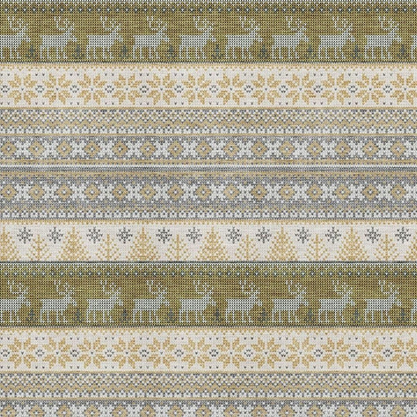 HomeRoots 10' X 14' Gray Ivory Gold Abstract Area Rug – Washable, UV-Protected, Stylish for High-Traffic Homes 701906