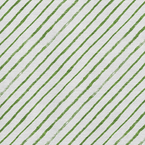 HomeRoots 9' X 12' Stylish Green & Ivory Abstract Geometric Washable Area Rug with UV Protection & Durability 701929