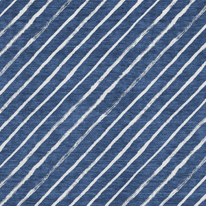 HomeRoots 8' X 10' Navy Blue & Ivory Abstract Geometric Washable Area Rug – Durable, Stylish & UV Protected! 701940