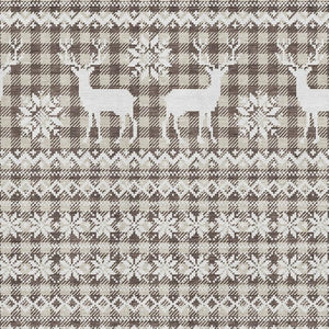 HomeRoots 10' X 14' Brown And Ivory Geometric Washable Area Rug - Stylish, Durable & UV Protected for Homes 701954