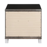 English Elm Dark Champagne 2-Drawer Nightstand