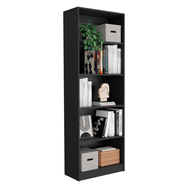English Elm Arbor 3-Piece Home Bookcase Set with 11 Shelves and Dual Door Cabinets for Organized Living Spaces Black 41 L x 28 W x 5 H B200S00351