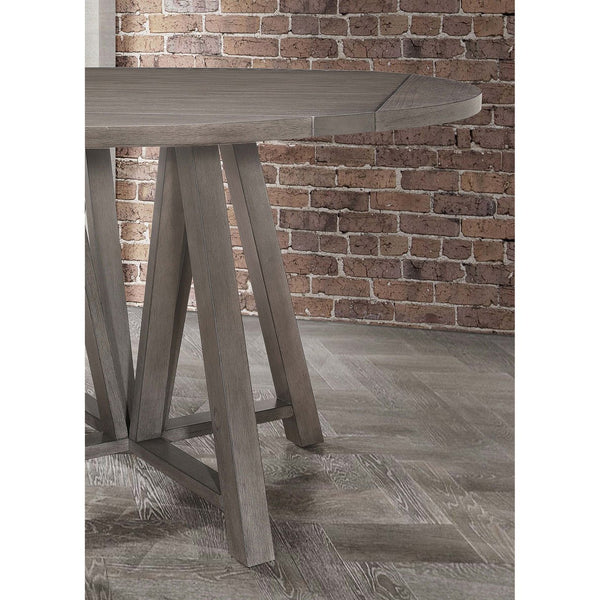 English Elm Grand Grand Prarie Barn Grey Counter Height Table with Transforming Top, Solid Hardwood, Drop Leaves for Flexible Dining and Entertaining B062S00962