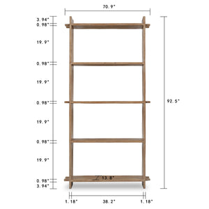 Lilys Vintage Shelf Weathered Natural Size Vary Approx. 45.6X13.7X92.5H 7020